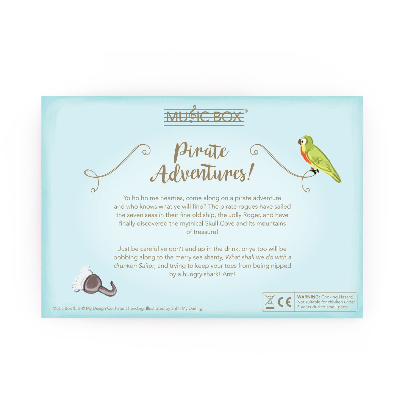 Pirate Adventures Music Box Card