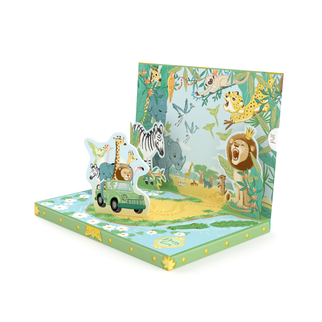 Jungle Adventure Music Box Card