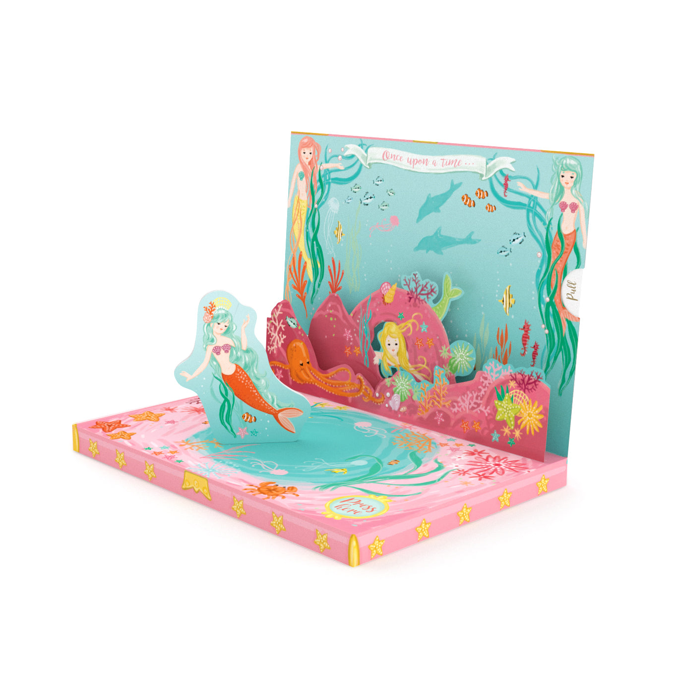 Mermaid Adventures Music Box Card