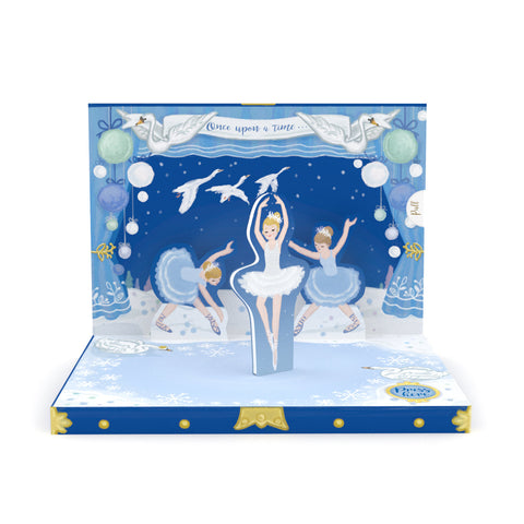 Swan Lake Music Box Card