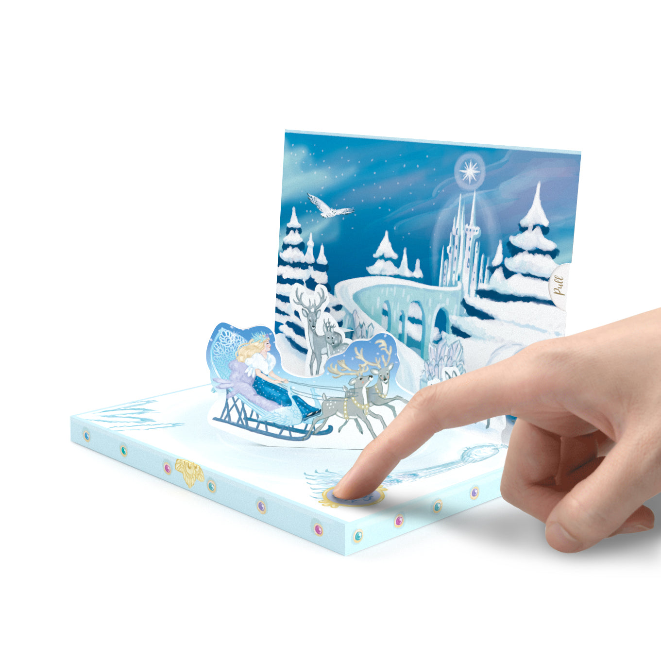 The Snow Queen Music Box Card