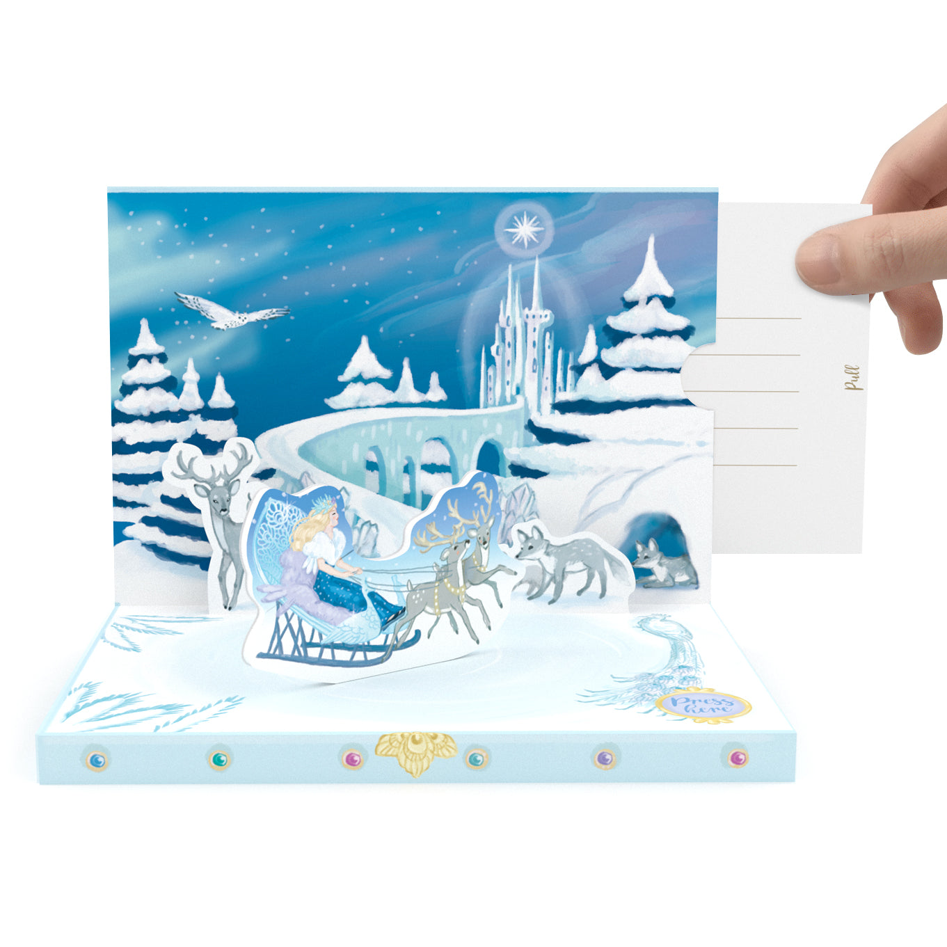 The Snow Queen Music Box Card