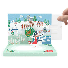 The 12 Days of Christmas Music Box Card