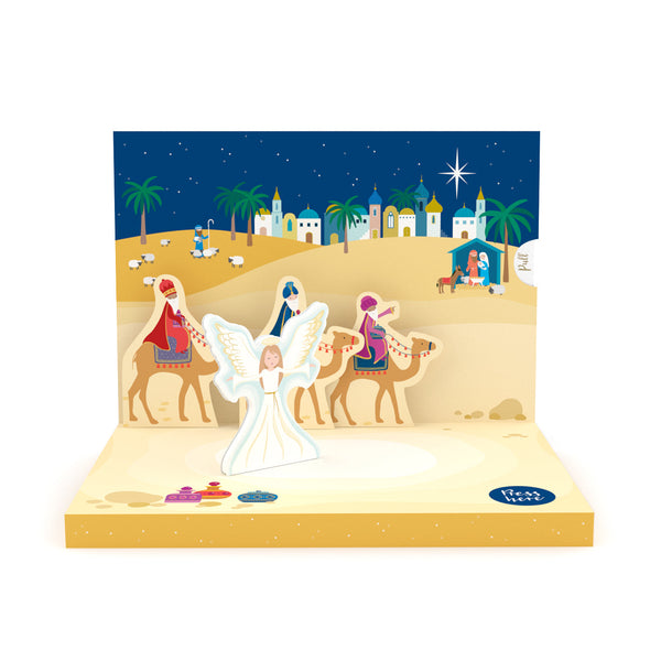 Little Town of Bethlehem Music Box Card